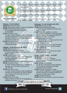 programa Festival europeo de la cerveza en Laredo