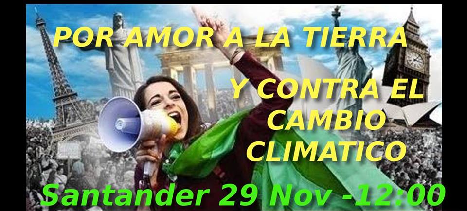 Concentración Por Amor a la Tierra en la Plaza de Pombo de Santander