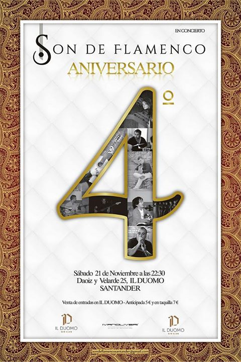 Concierto aniversario de Son de Flamenco en Il Duomo en Santander