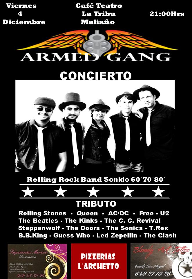 Concierto de Armed Gang en La Tribu de Maliaño