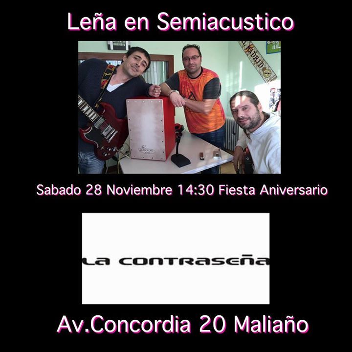 Concierto de Leña en La Contraseña de Maliaño