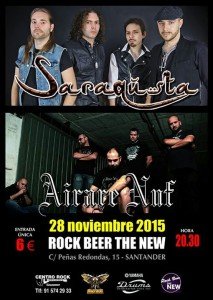 Concierto de Saraqusta y Airare Nuf en el New en Santander