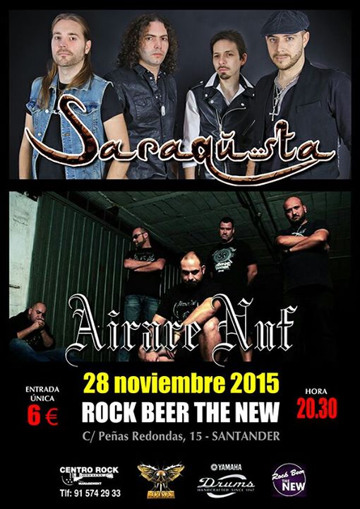 Concierto de Saraqusta y Airare Nuf en el New en Santander