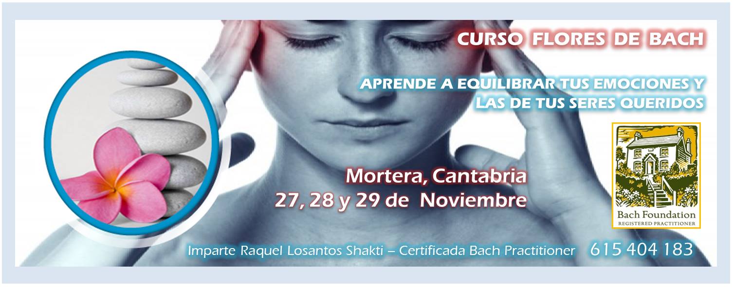 Curso Flores de Bach en Mortera