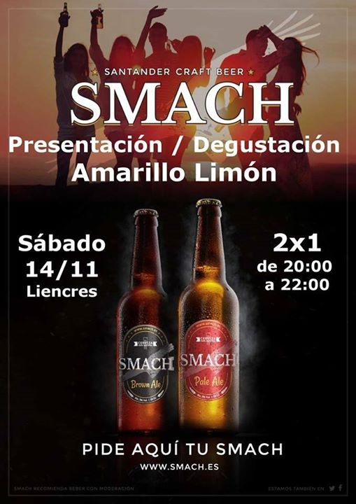 Degustación de Cerveza Smach en Amarillolimón de Liencres