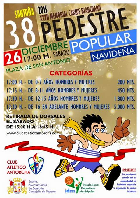 Carrera popular Navideña en Santoña