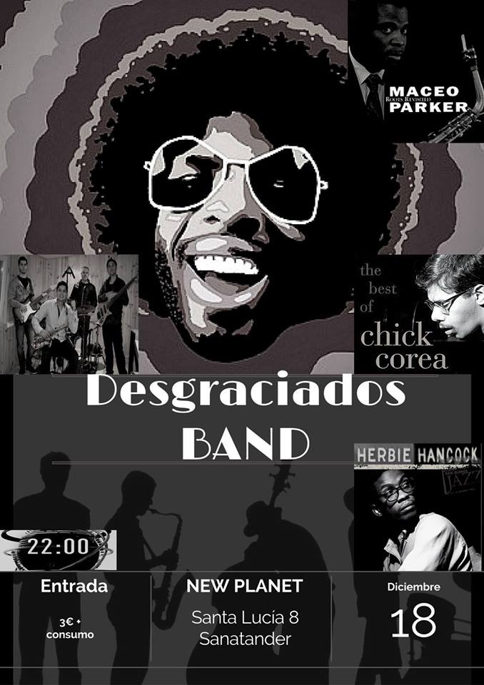Concierto de Desgraciados Band en el New Planet de Santander