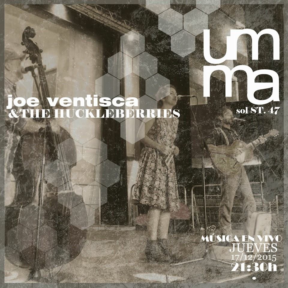 Concierto de Joe Ventisca &  The Huckleberries en Umma en Santander