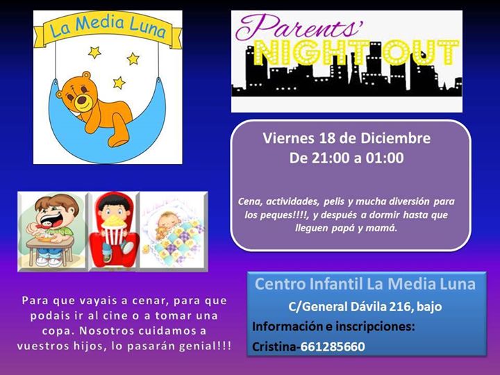 Noche sin Niños en La Media Luna en Santander