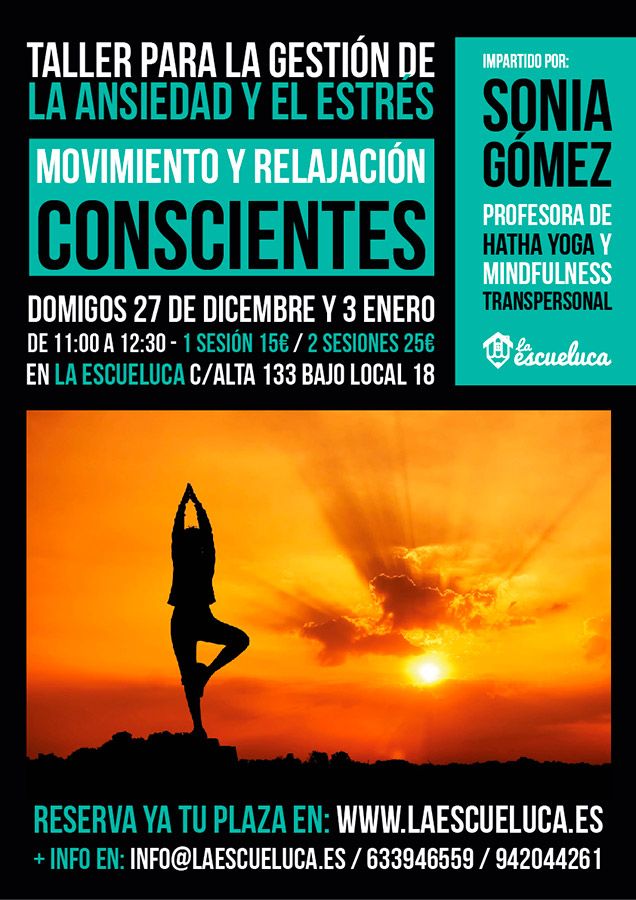 Taller para la gestión de la ansiedad y el estrés en Santander