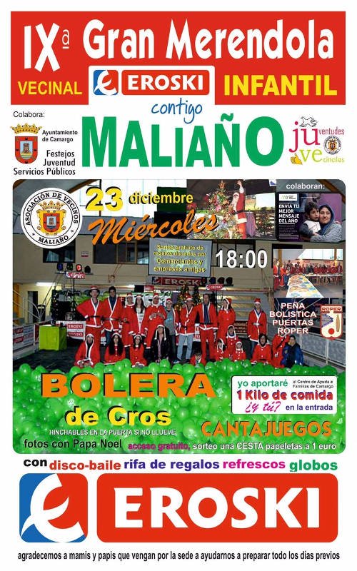 XI Gran merendola vecinal infantil en Maliaño