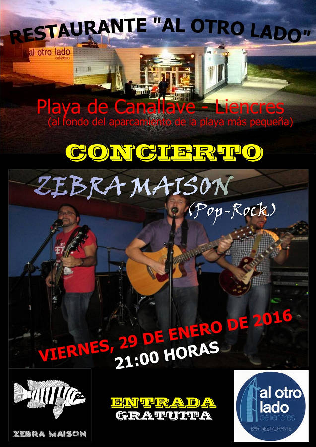 Concierto ZEBRA MAISON en el Restaurante Al Otro Lado