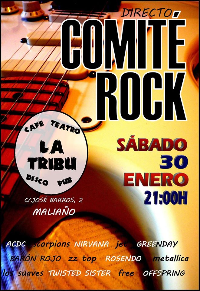 Concierto de Comité Rock en La Tribu de Maliaño