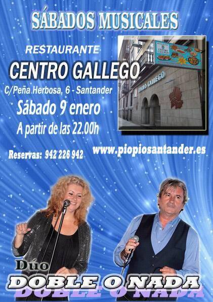 Concierto de Doble o Nada en el Centro Gallego de Santander