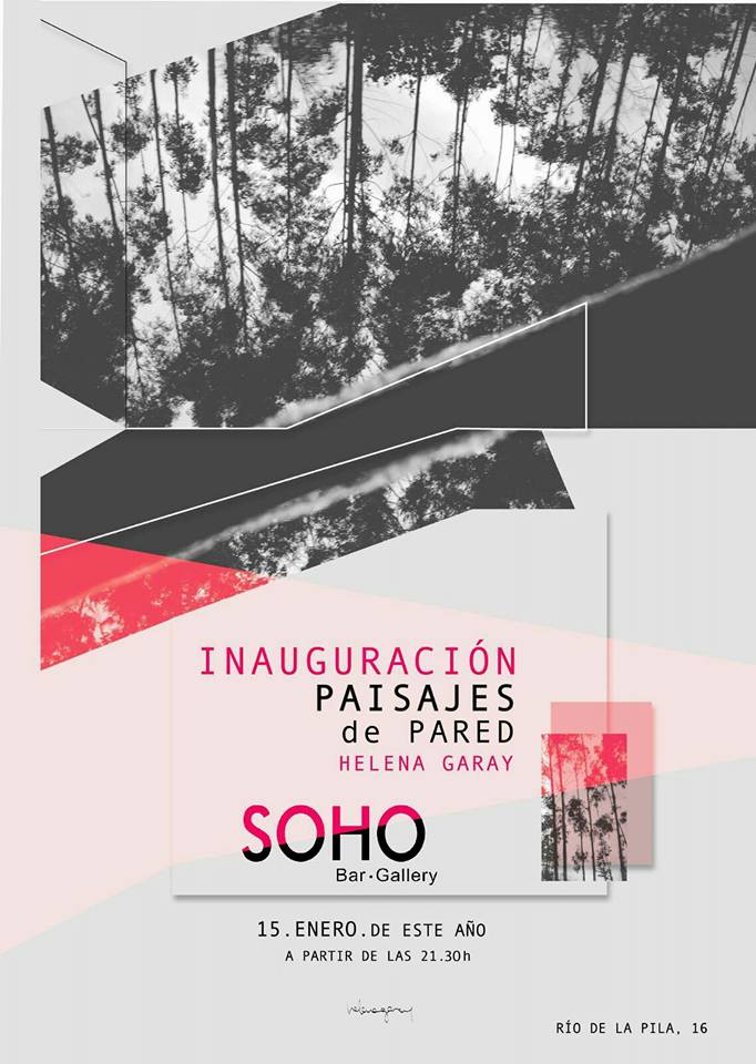 Exposición Paisajes de Pared en el Soho en Santander