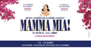 Cartel Mamma Mía el festival en Santander