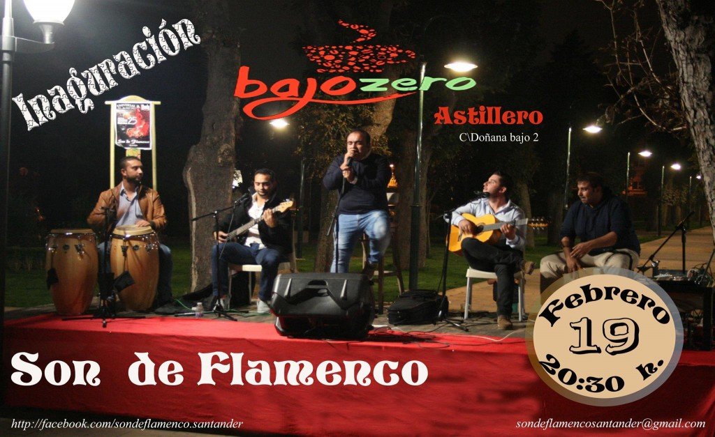 Concierto de Son de Flamenco en el Pub Bajozero de Astillero