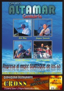 Concierto del grupo Altamar en la cervecería Cross de Maliaño