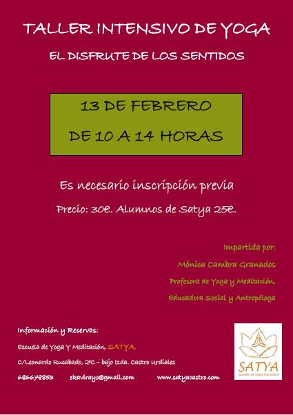 Taller intensivo de Yoga en Castro Urdiales