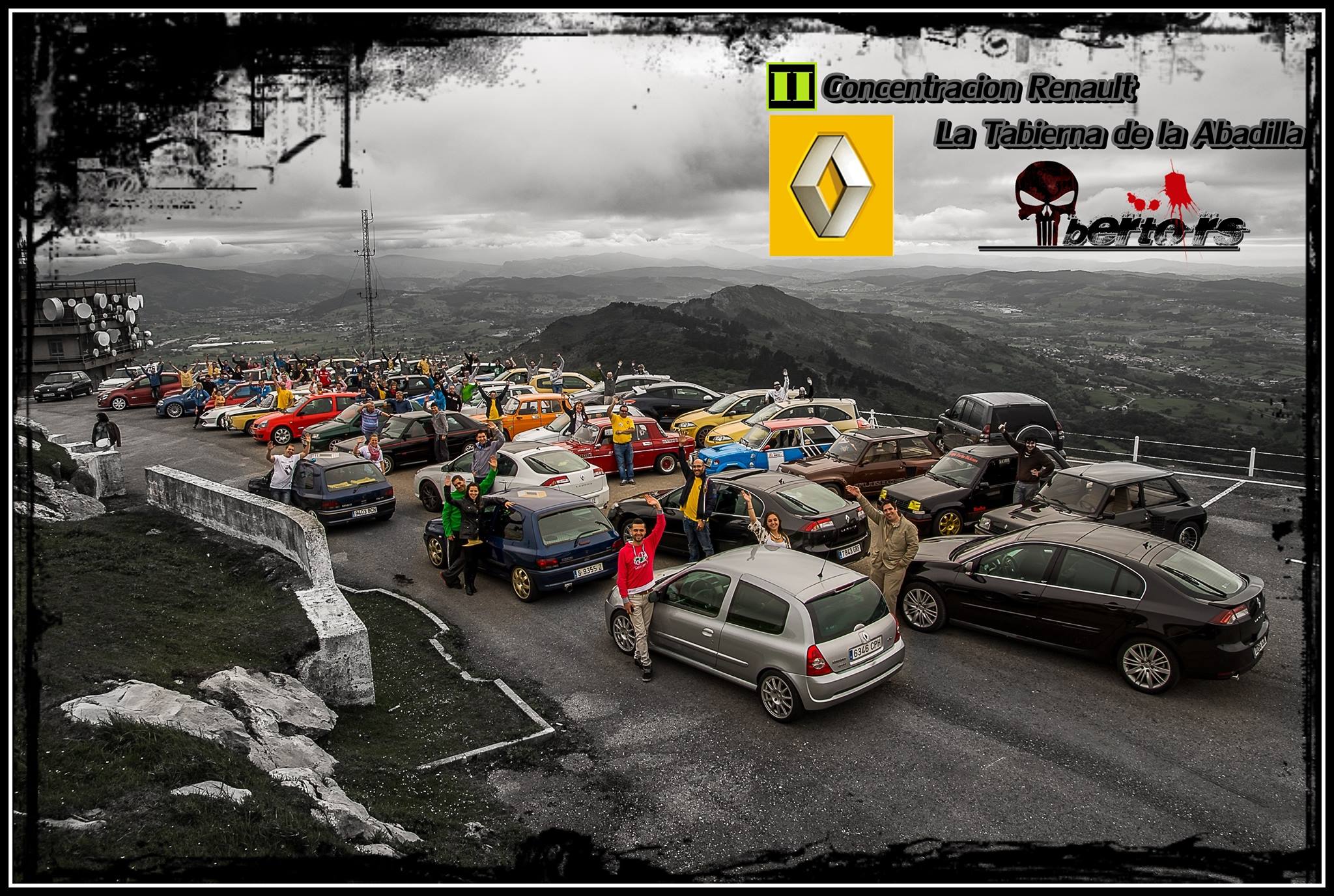Concentracion de Renault en La Tabierna de la Abadilla