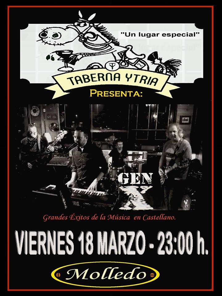 Concierto de Gen X en la Taberna Ytria de Molledo