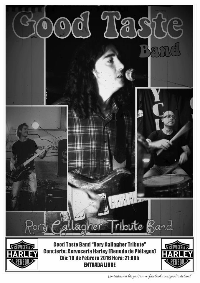 Concierto de Good Taste Band en el Harley de Renedo