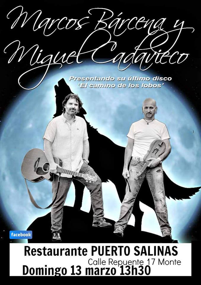 Concierto de Márcos Bárcena y Miguel Cadavieco en Puerto Salinas de Monte