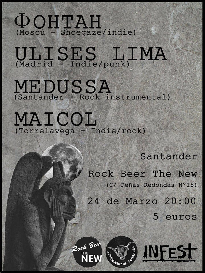 Concierto de OHTAH, Ulises Lima, Medussa, Maicol en Santander