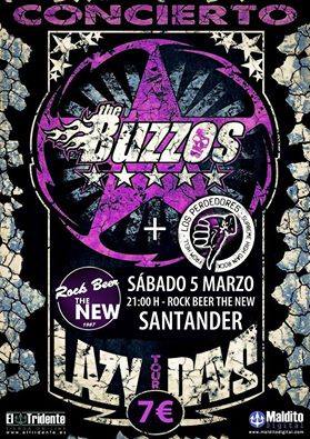 Concierto de The Buzzos en el Rock Beer the New en Santander