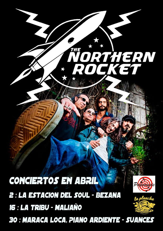 Concierto de The Northern Rocket en el Maracaloca de Suances