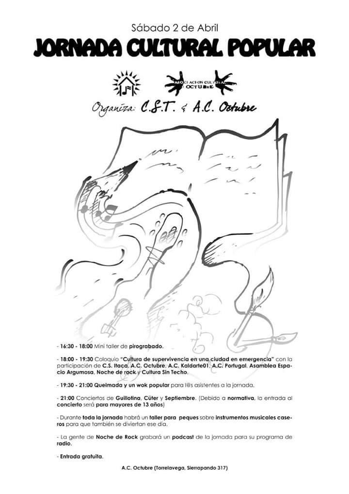 Jornada cultural popular en A.C. Octubre de Torrelavega