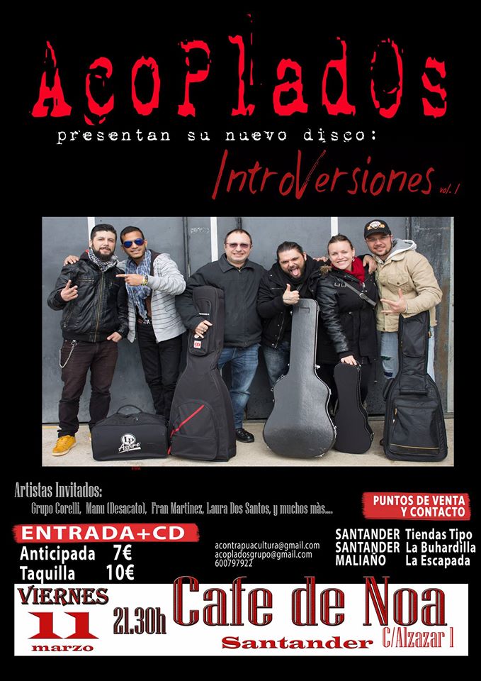 Concierto de Acoplados en el Bar Hoyuela de Maliaño