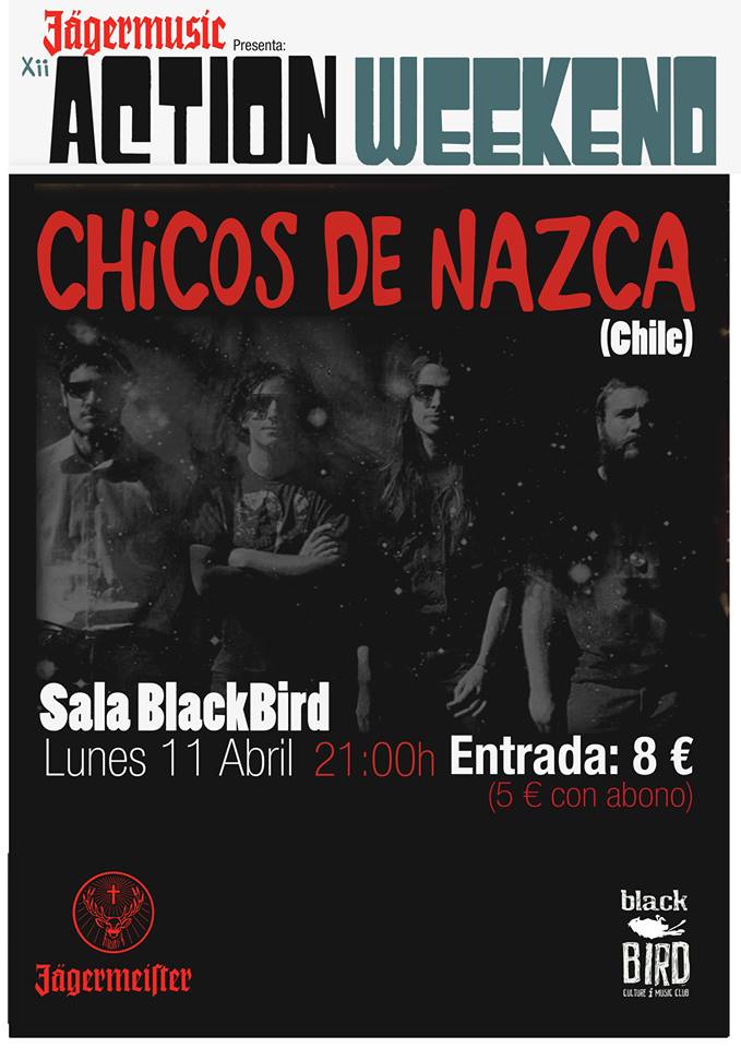 Concierto de Chicos de Nazca en el Black Bird en Santander
