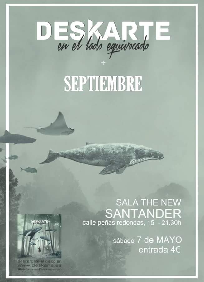 Concierto de Deskarte + Septiembre en el New en Santander