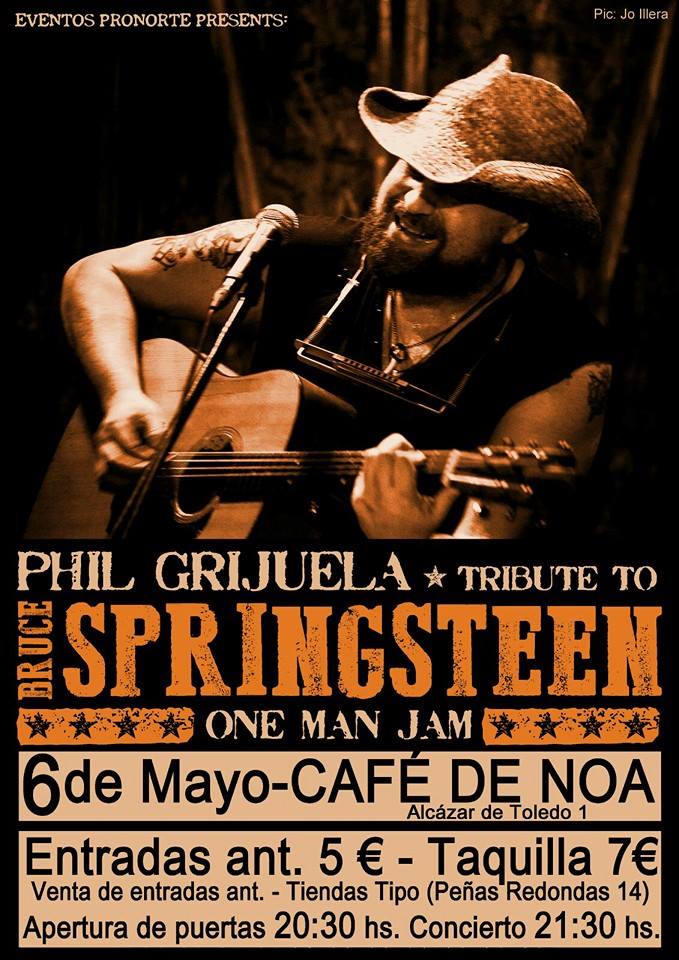 Concierto de Phil Gurijuela en el Cafe de Noa en Santander