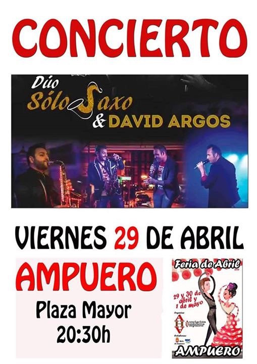 Concierto de Solo Saxo y David Argos en Ampuero