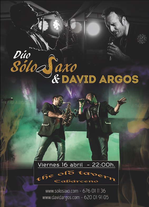 Concierto de Solo Saxo y David Argos en The Old Tavern en Cabarceno