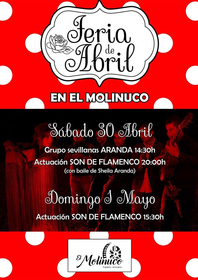 Concierto de Son de Flamenco y Feria de Abril en el Molinuco en Santander