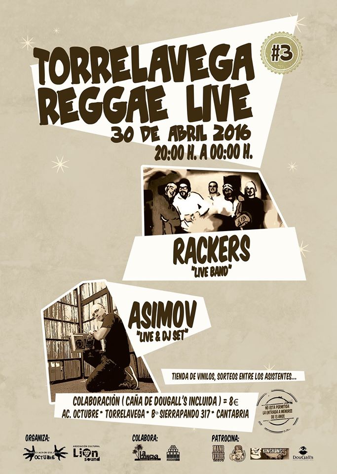 Festival Torrelavega Reggae Live en A.C. Octubre
