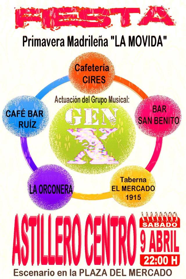 Fiesta y Concierto de Gen X en Astillero