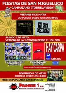 Fiestas de San Migueluco en Campuzano 2016