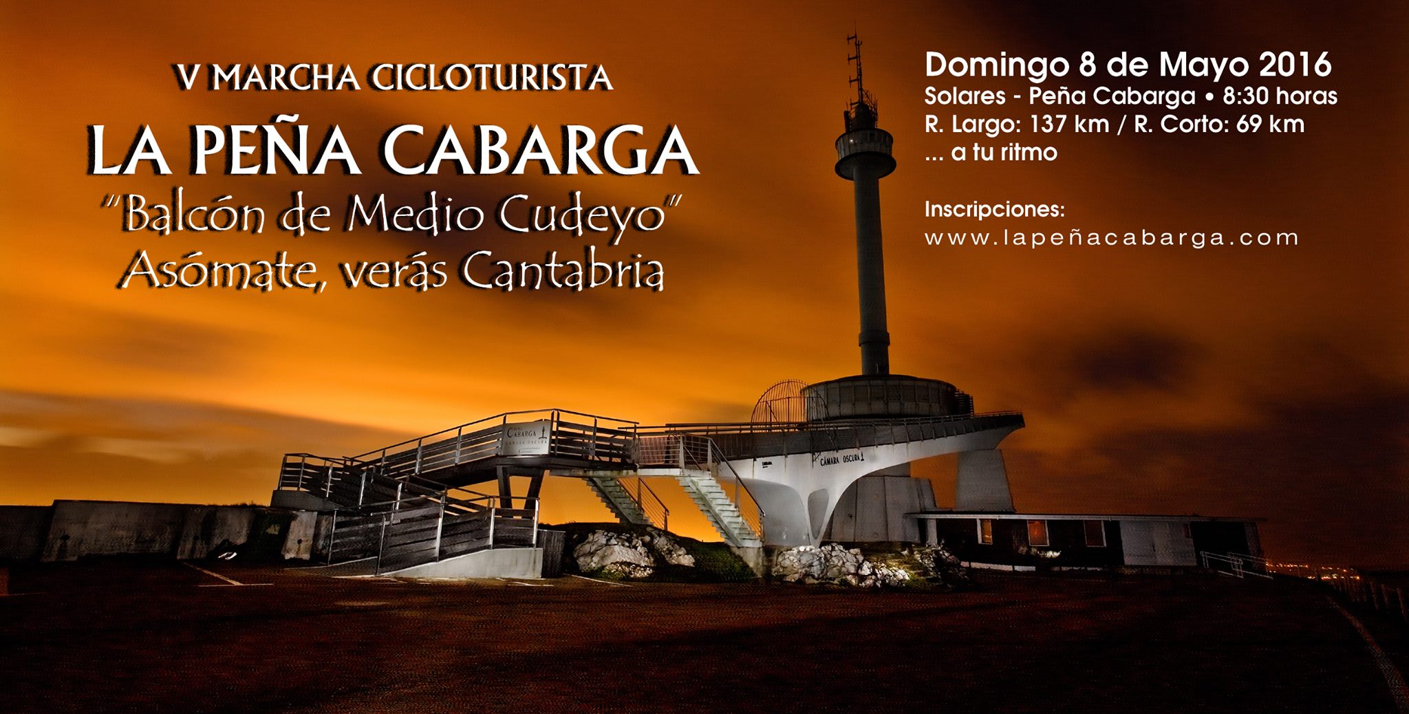 Marcha cicloturista Medio Cudeyo Peña Cabarga