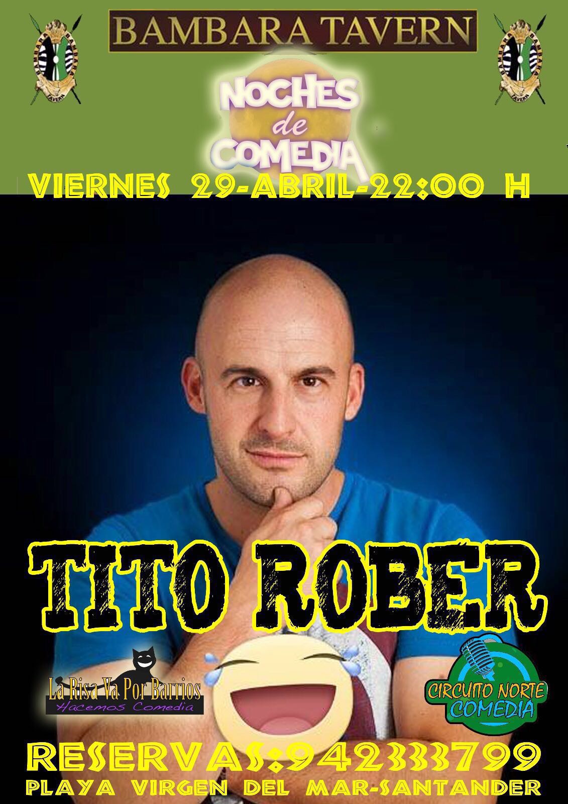 Monologo de Tito Rober en el Bambara en la Virgen del Mar