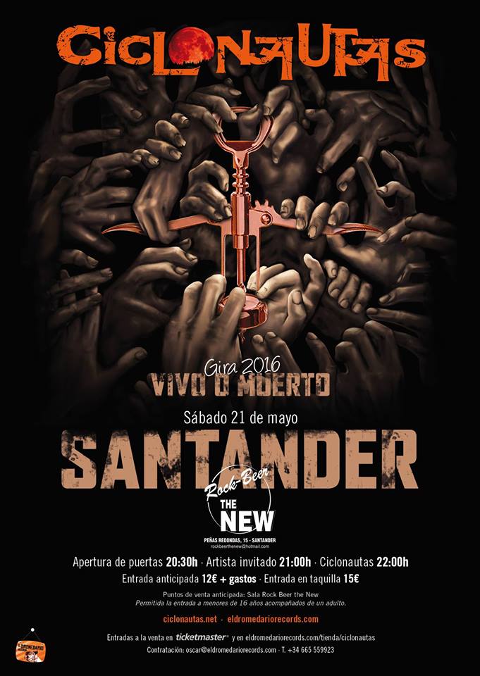 Concierto de Ciclonautas en el New en Santander