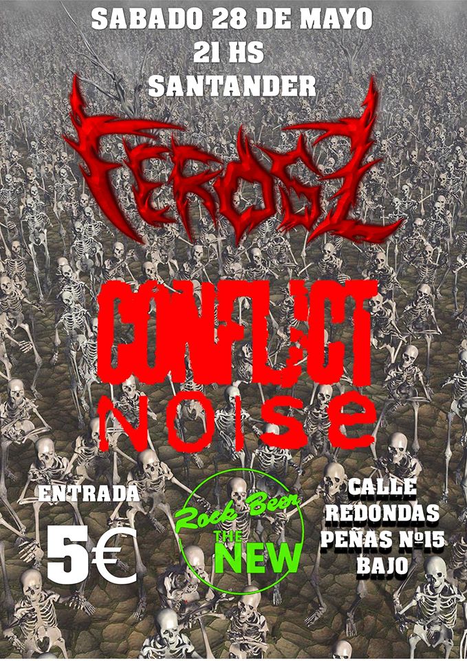 Concierto de Ferosz y Conflict Noise en el New en Santander
