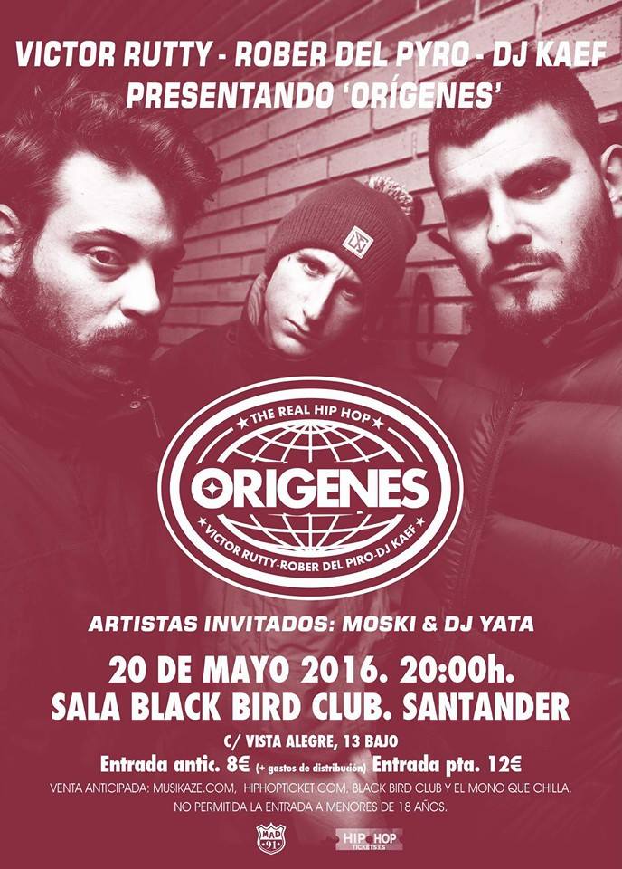 Concierto de Hip Hop en el Black Bird en Santander