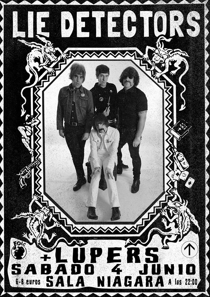 Concierto de Lie Detectors + Lupers en el Niagara en Santander