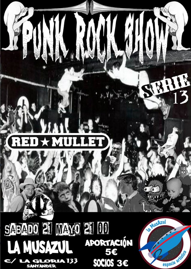Concierto de Red Mullet y Serie 13 en la Musazul en Santander