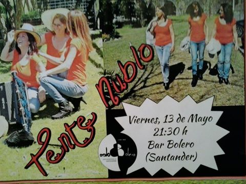 Concierto de Tente Nublo en el Bar Bolero de Santander