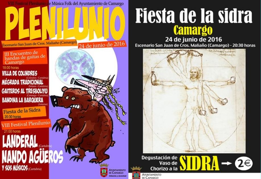 Festival Plenilunio y Fiesta de la Sidra en Maliaño